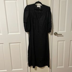 Zimmerman black midi dress